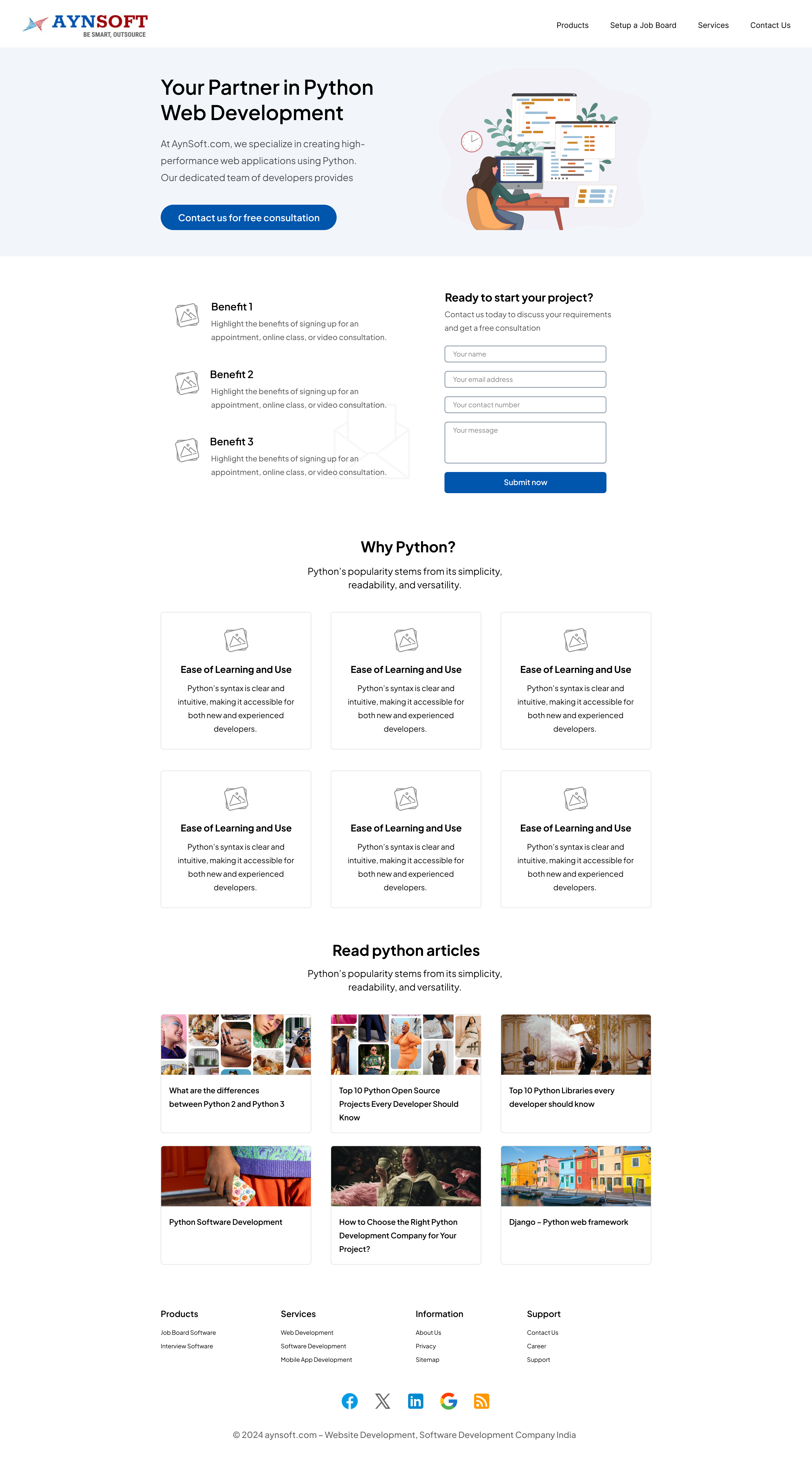 Landing Page